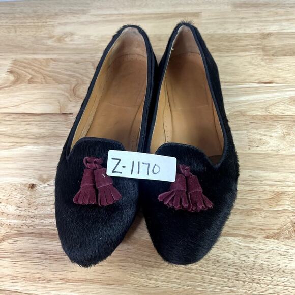 Fatima Guerrero Shoes Flats Mens 41 Slip-on Slippers Real Hair Leather Spain main image 8